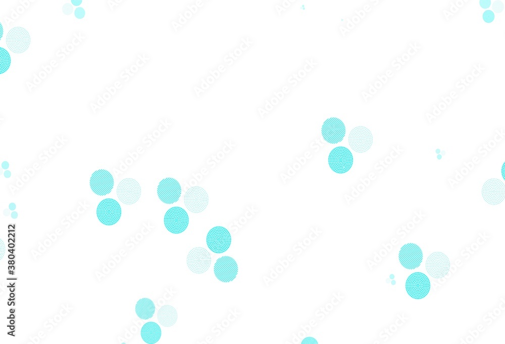 Light BLUE vector background with bubbles. Light BLUE vector background with bubbles.
