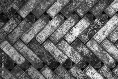 Monochrome mosaic metal tiles © IHX