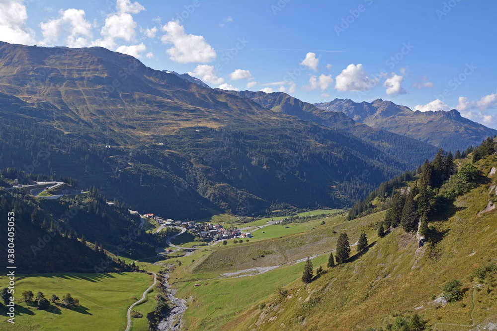 Am Arlberg bei Langen im Klostertal, Vorarlberg, Österreich