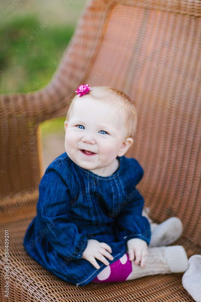 A happy baby A happy baby