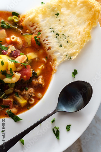 Italian Sausage Minestrone Soup photo