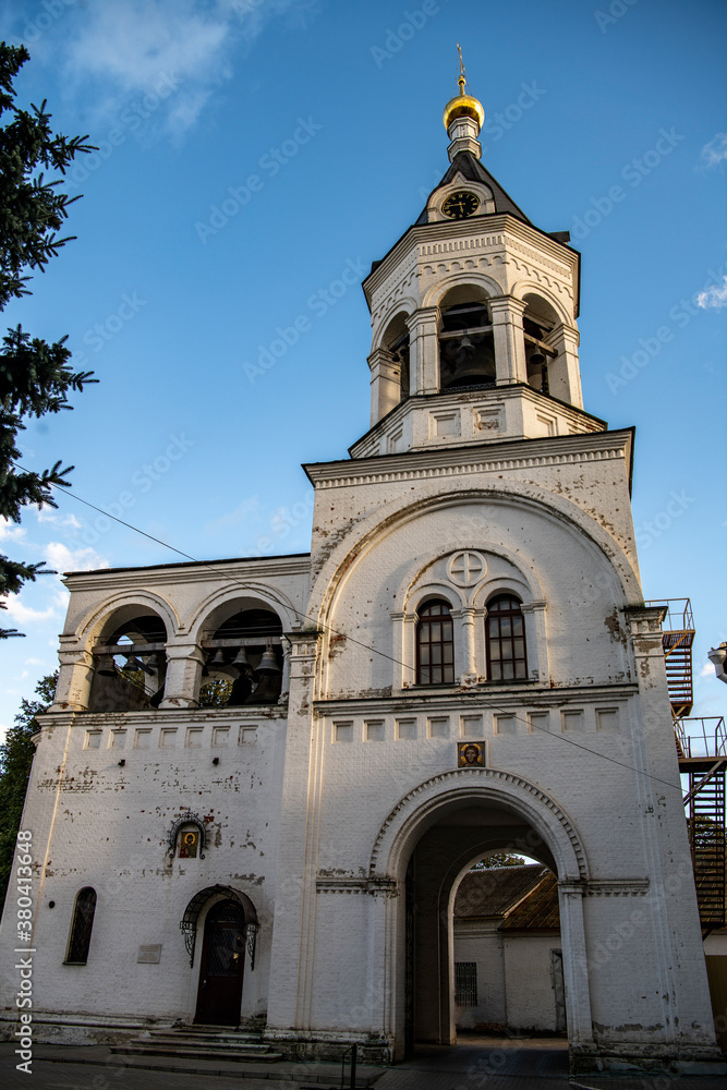 fragments of the cityscape in summer afternoon