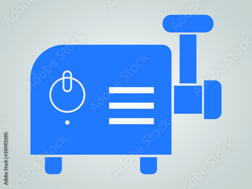 Meat grinder icon. grinder icon vector 