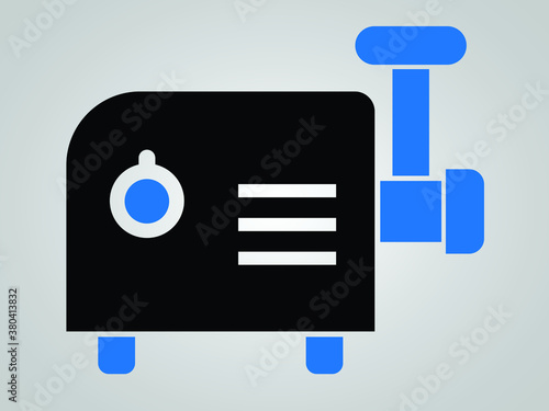 Meat grinder icon. grinder icon vector 