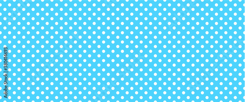 Blue, polka dot jersey pattern. Pois, polka dots memphis style. Flat vector seamless dotted pattern. Vintage, abstract geometric wallpaper or banner. Christmas ( xmas ). Point, round signs.