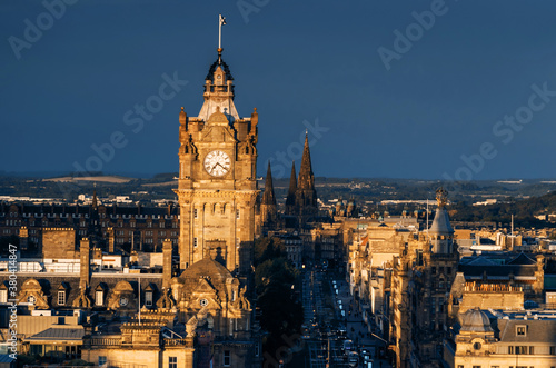 Edinburgh city skyline from Calton Hill., United Kingdom © Iakov Kalinin