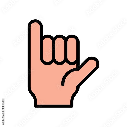 summer beach or holiday related summer beach party hand with fingers vector with editable stroke,