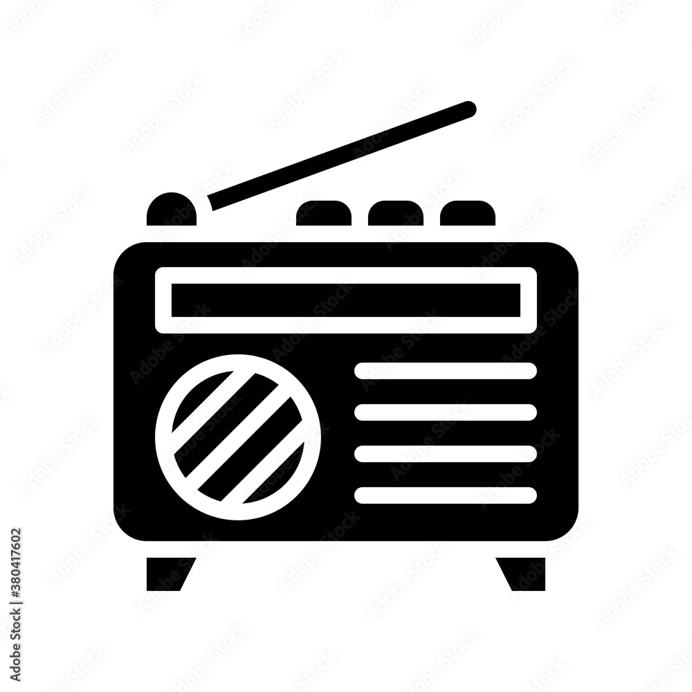 summer beach or holiday related summer radio with antena, buttons and speaker vector in solid design, summer beach or holiday related summer radio with antena, buttons and speaker vector in solid design,