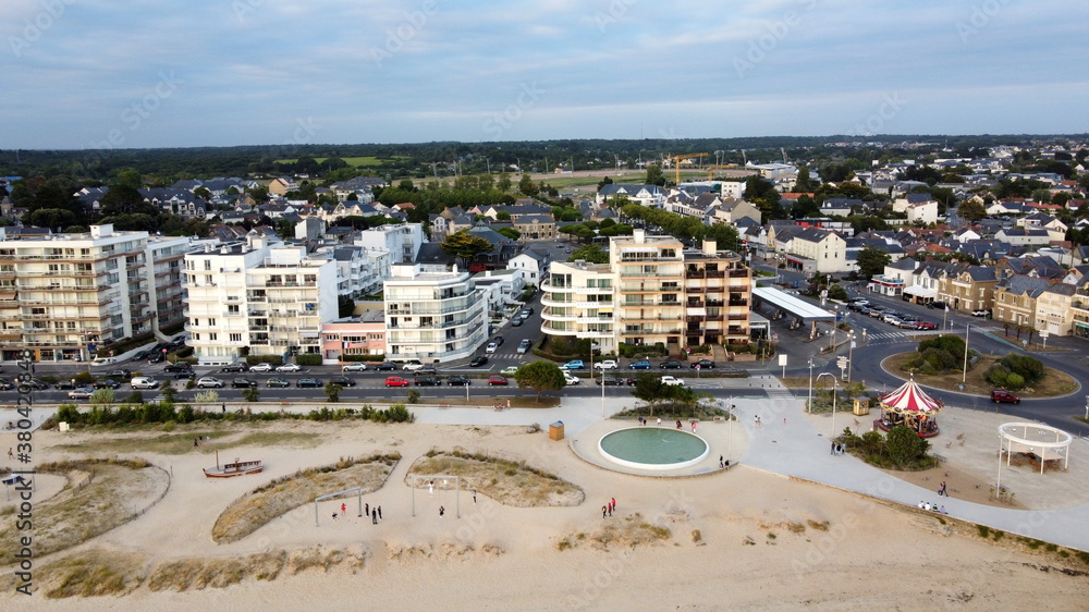 plage de la Baule vue du ciel plage de la Baule vue du ciel