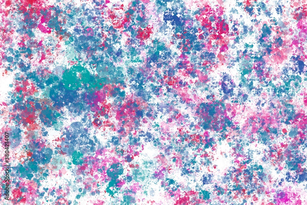 Abstract Multicoloured Paint Splash Background Abstract Multicoloured Paint Splash Background
