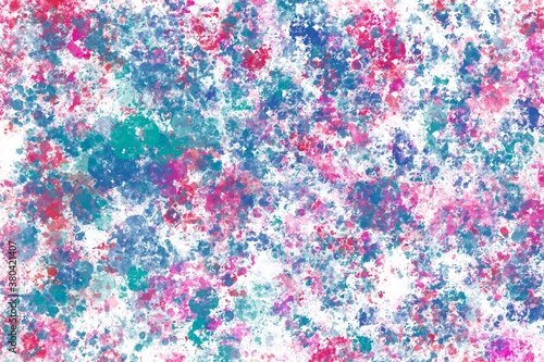 Abstract Multicoloured Paint Splash Background  © Ahmed