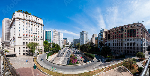 View of one of Sao Paulo's avenue from 