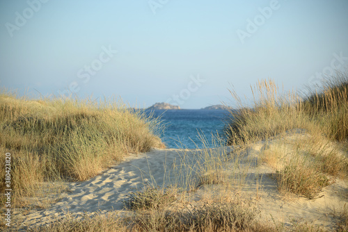 Fototapeta Naklejka Na Ścianę i Meble -  Naxos island, Cyclades, Greece sea vacation family summer holidays