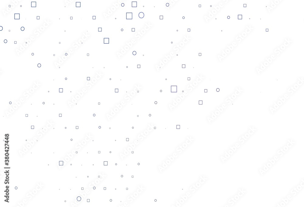 Light BLUE vector template with spots, rectangles. Light BLUE vector template with spots, rectangles.