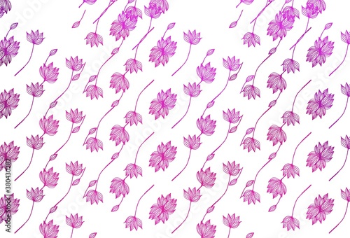 Light Pink, Blue vector hand painted pattern.