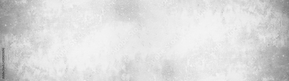 Fototapeta premium Gray grey white rustic bright concrete stone cement texture background banner panorama