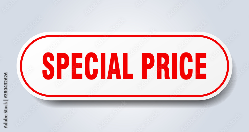 special price sign. rounded isolated button. white sticker special price sign. rounded isolated button. white sticker