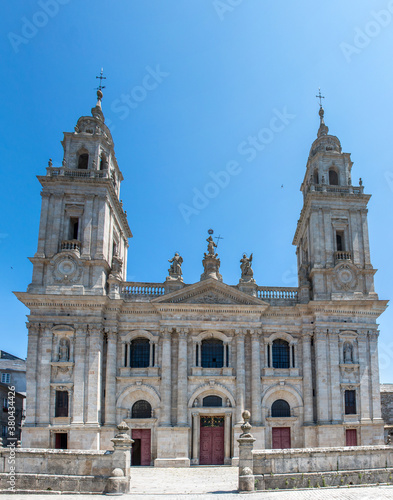 cathedral in Lugo (in Spanish Catedral de Santa María de Lugo) Northern Spain Galicia 