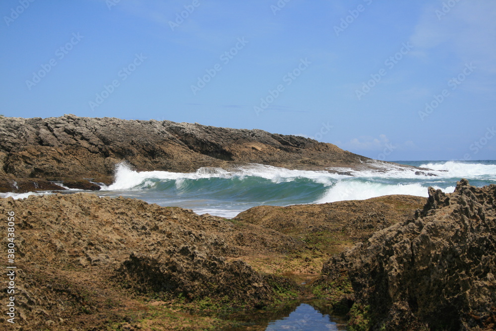 Obraz premium Deep blue wave 