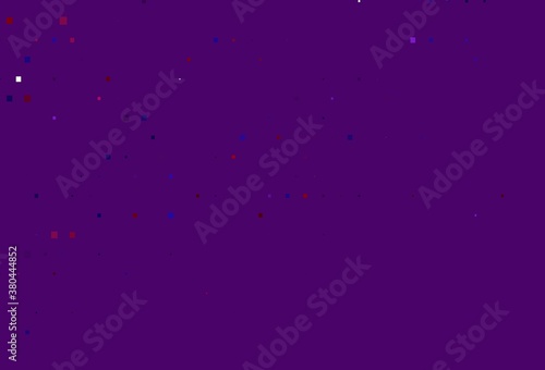 Light Blue, Red vector pattern in square style.