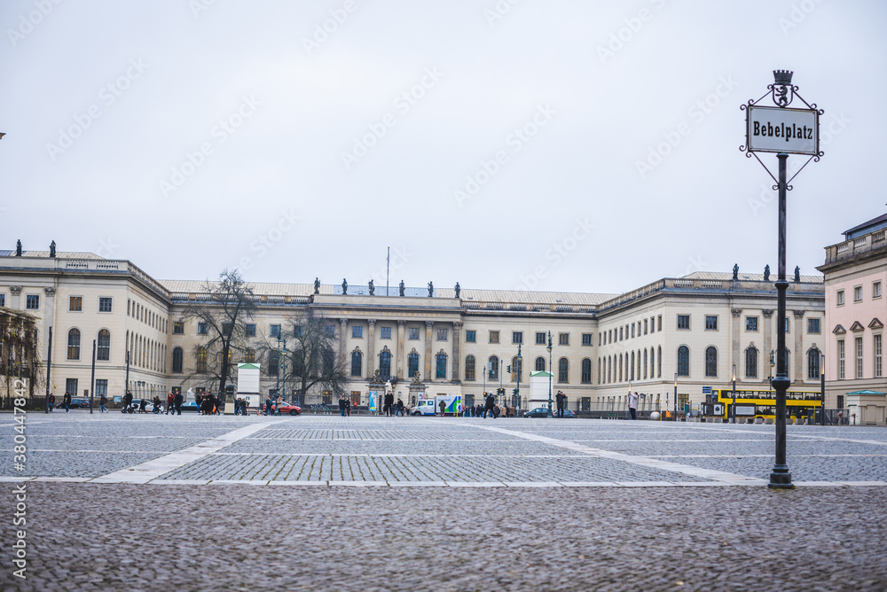 large and spacious square in Berlin