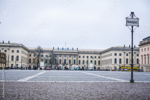 large and spacious square in Berlin