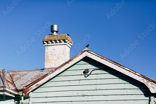 Wallpaper Mural A rustic house roof made of wood on the countryside Torontodigital.ca