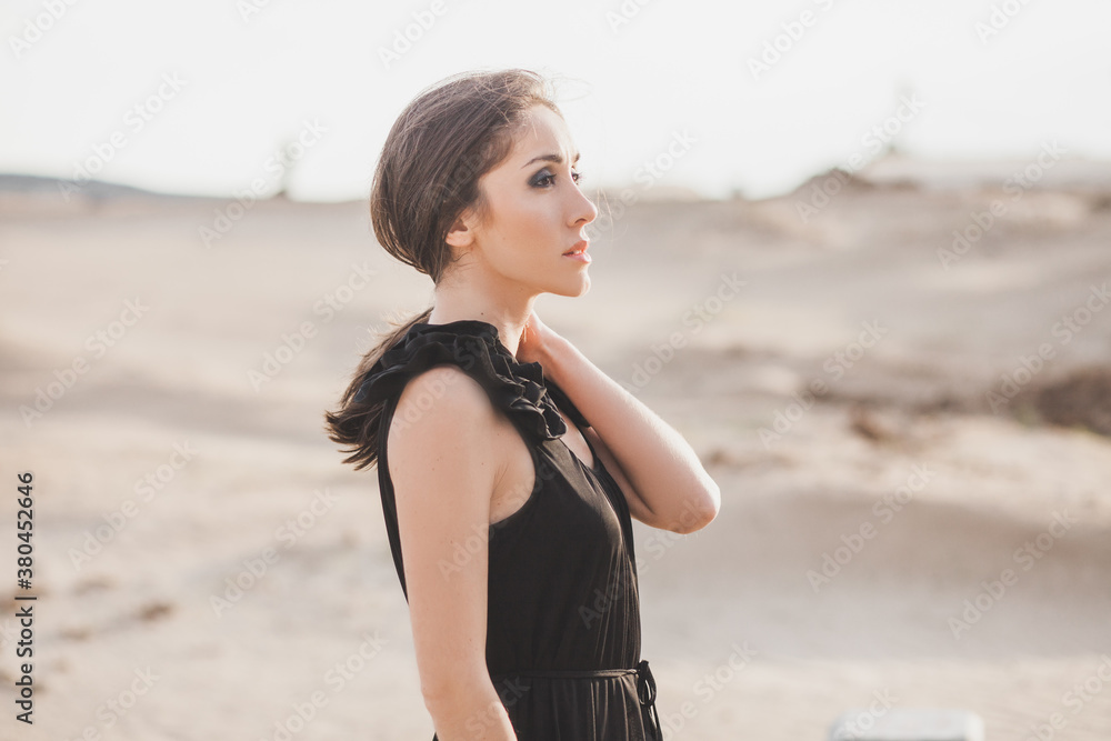 Lady in black Lady in black
