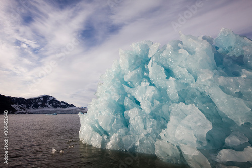 Glacial Iceberg, Svalbard, Norway photo