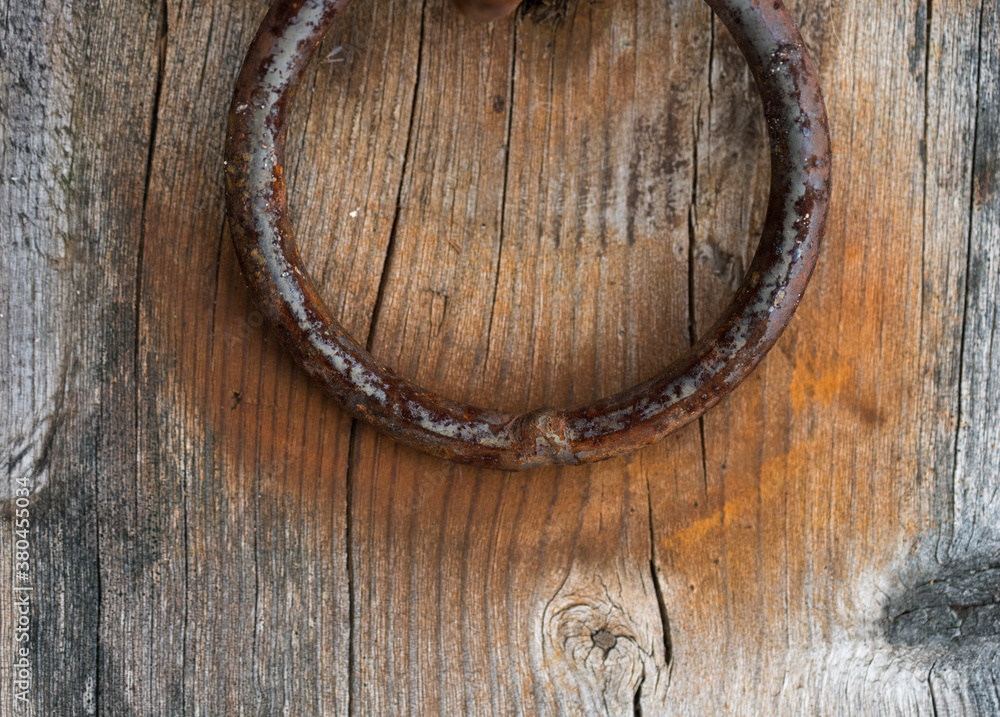 Rusted Metal Ring on Dockj Rusted Metal Ring on Dockj