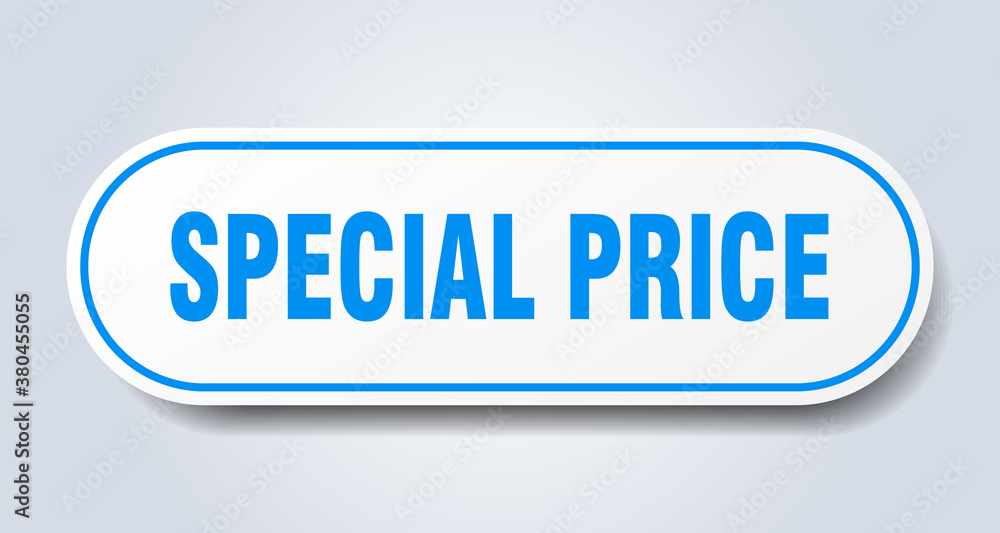 special price sign. rounded isolated button. white sticker special price sign. rounded isolated button. white sticker