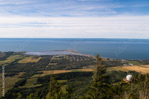 Beautiful view  from the mont St Joseph, in Carleton-sur-mer, Canada © jonas
