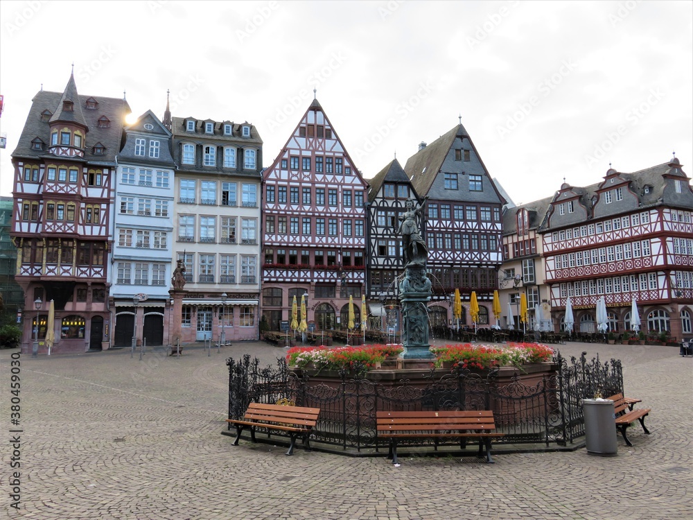 Naklejka premium old town of Frankfurt, Germany