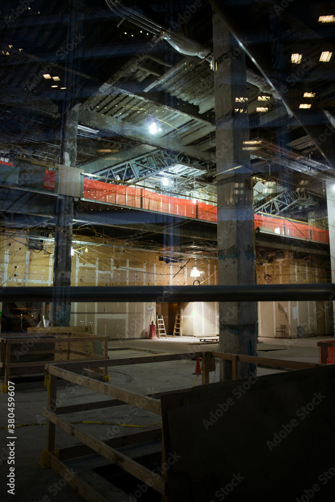 Building being repaired Building being repaired