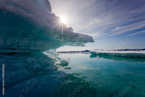 Iceberg  Svalbard  Norway