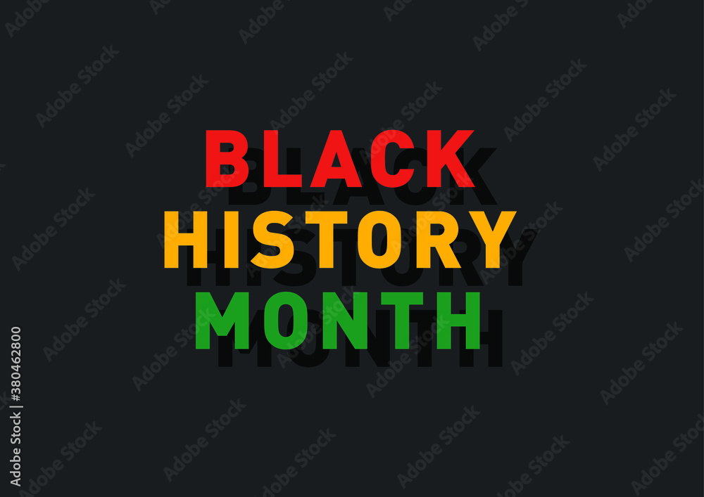 Black History Month vector illustration
