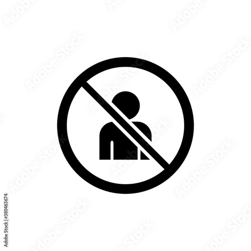 Personal blacklist icon