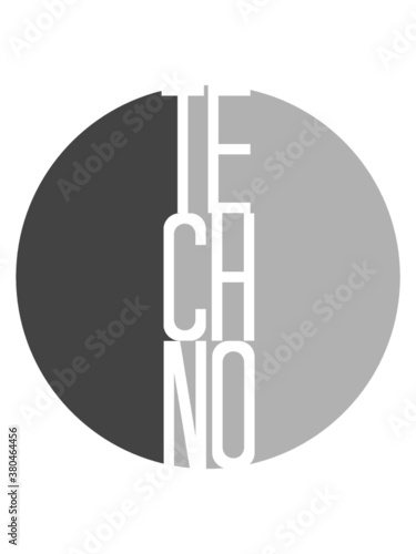 Text Kreis Techno 