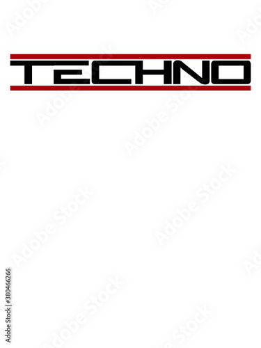 Techno Rote Balken 