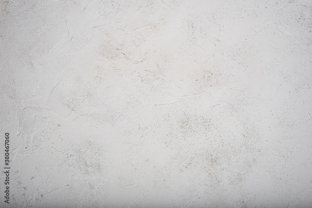 Fototapeta premium Gray textured concrete wall background. Copy space