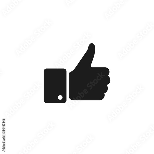Like icon. Hand like. Thumb up. Black love symbol. Social media sign. Vector like. Premium quality. Achievement badge. Quality mark. Seal of approval. OK sign. Like symbol.