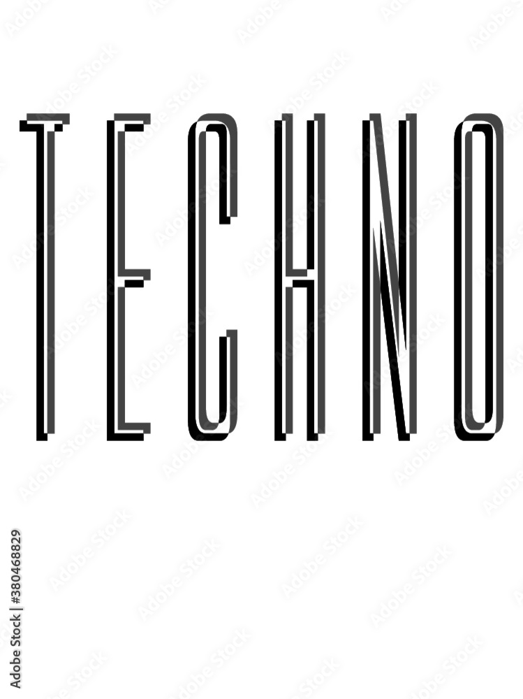 Techno 3D Effekt Techno 3D Effekt