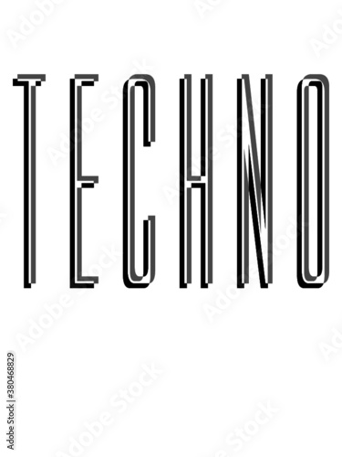 Techno 3D Effekt 