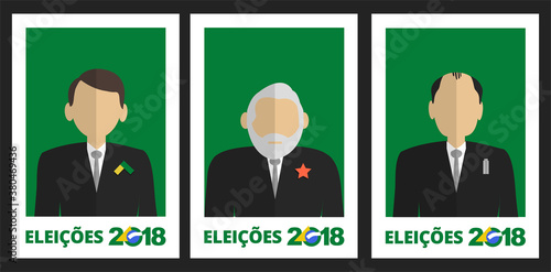 2018 Elections - Brazil - debate candidates illustration