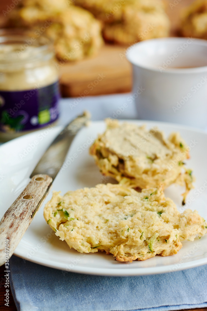 Vegan Cheesy Zucchini Biscuits Vegan Cheesy Zucchini Biscuits