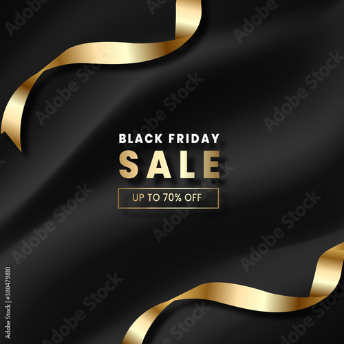 블랙프라이데이 세일 배너 및 배경