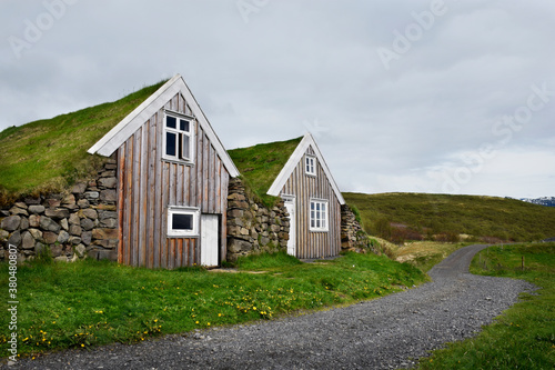 Grass roof houses