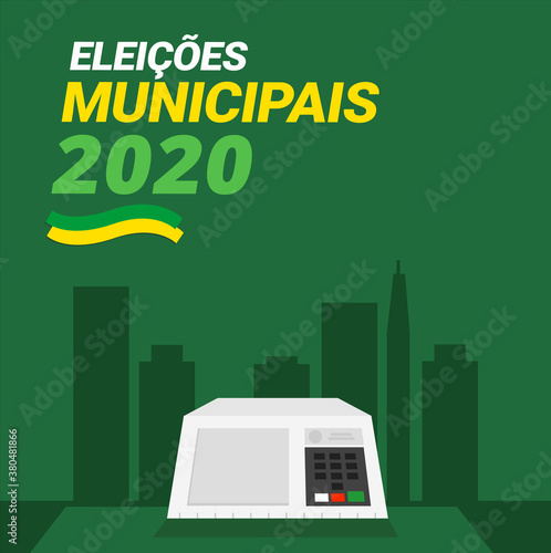 Municipal elections 2020 - Brazil - Electronic ballot box
