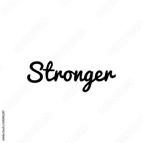 ''Stronger'' illustration to print/for design development