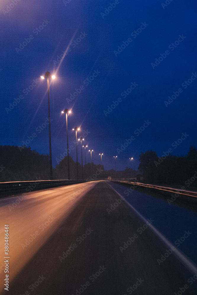 Highway at night Highway at night